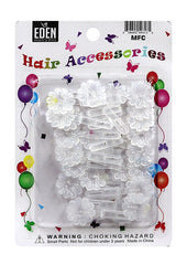 Eden Hair Barrettes - Mini Flower Clear #MFC