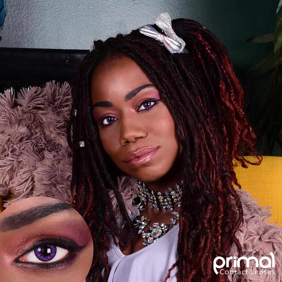 PRIMAL® Enchanted Lilac - Purple Colored contact Lenses