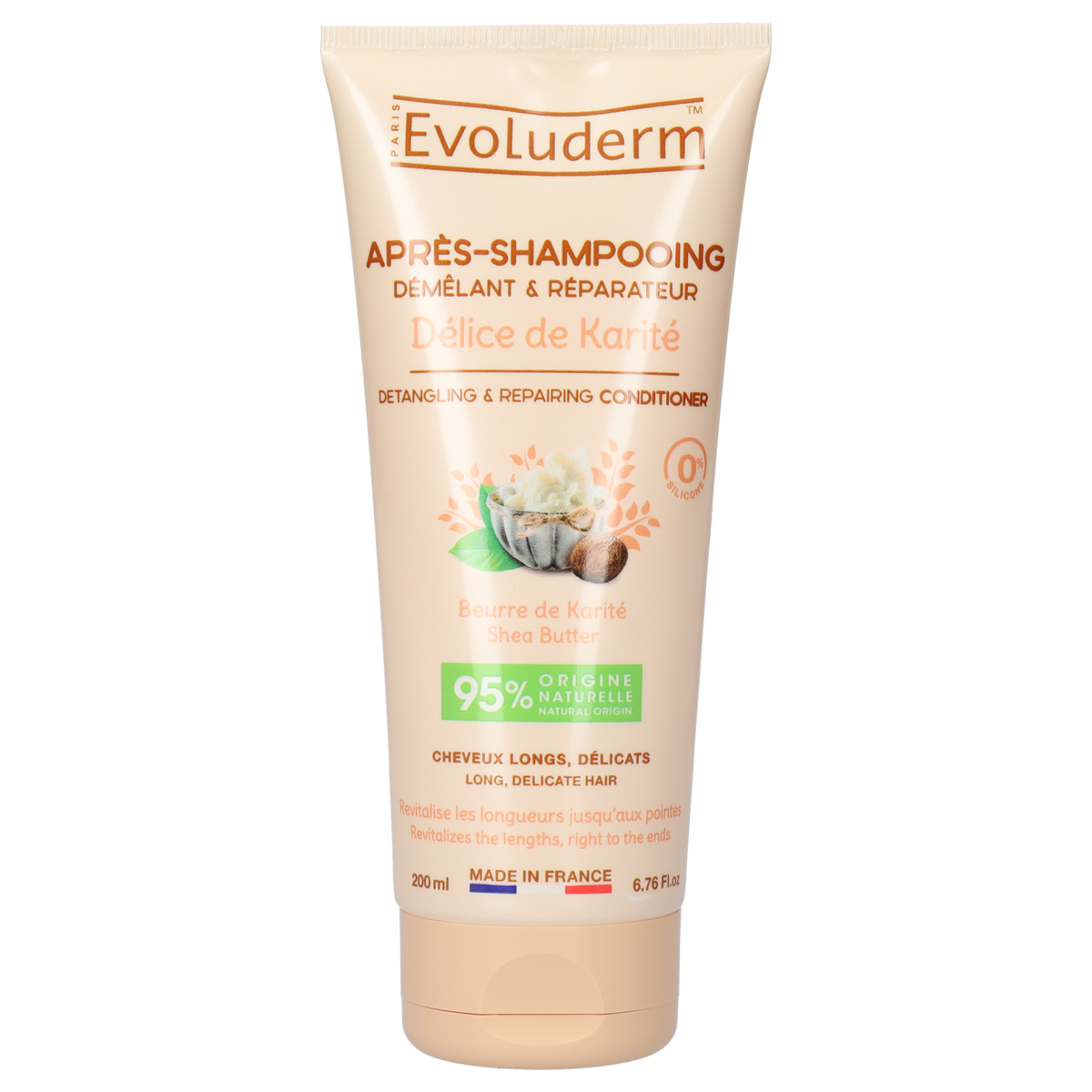 Evoluderm EVOLUDERM® DÉMÊLANT & RÉPARATEUR DÉLICE de KARITÉ - Authentic Skincare Treatment