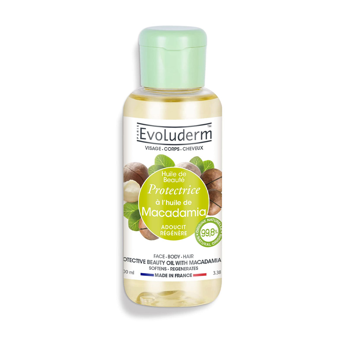 Evoluderm EVOLUDERM® HUILE PROTECTRICE DE MACADAMIA - Authentic Skincare Treatment