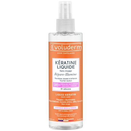 Evoluderm EVOLUDERM® KÉRATINE LIQUIDE. Sans Rinçage. Répare • Illumine - Authentic Skincare Treatment