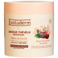 Evoluderm EVOLUDERM ® MASQUE CHEVEUX RÉPARATEUR DÉLICE DE KARITÉ - Authentic Skincare Treatment