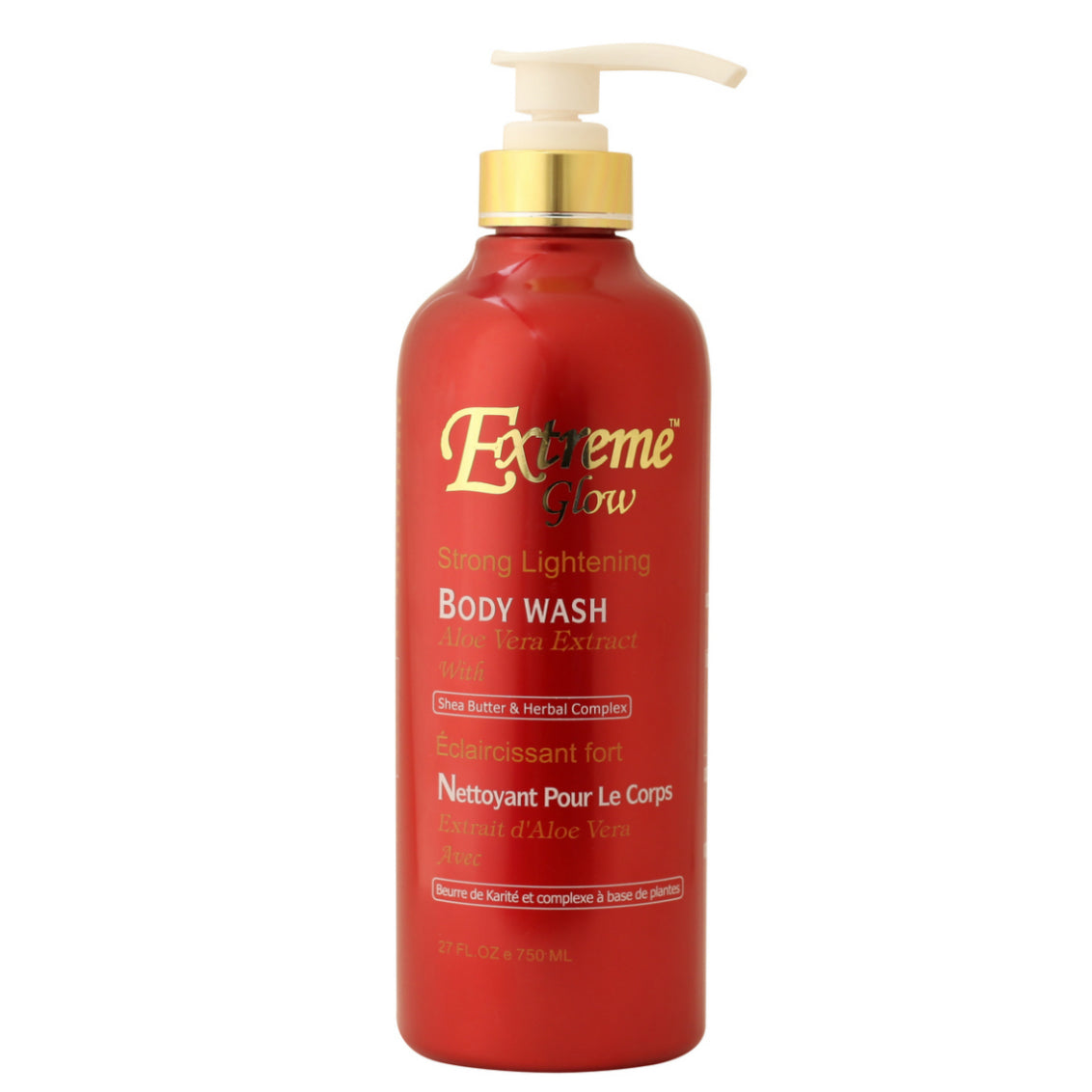 Glow EXTREME GLOW ® Nettoyant pour le Corps Eclaircissant Fort l’Eau de Rose - Authentic Skincare Treatment