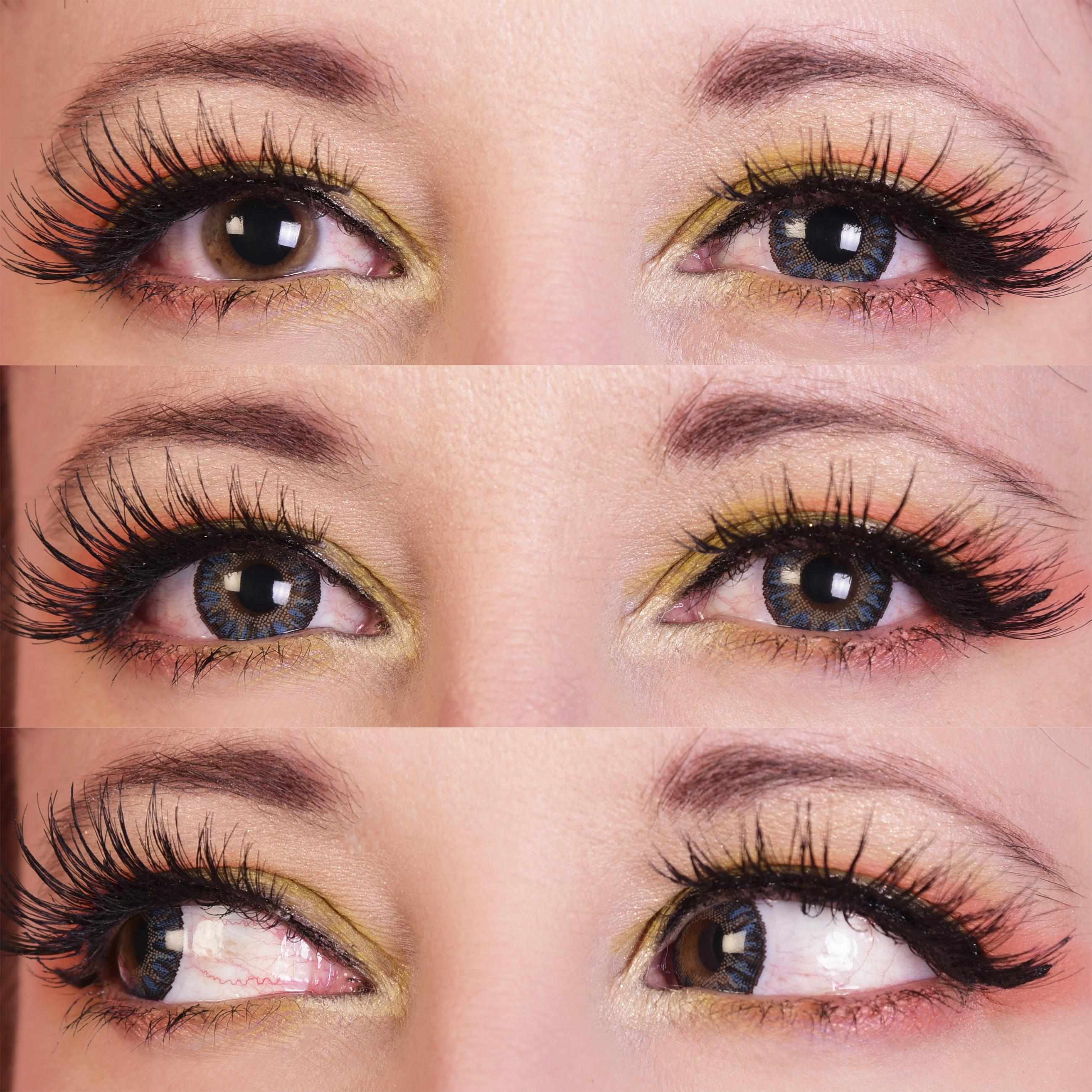 PRIMAL® Delightful Sapphire - Blue Colored Contacts