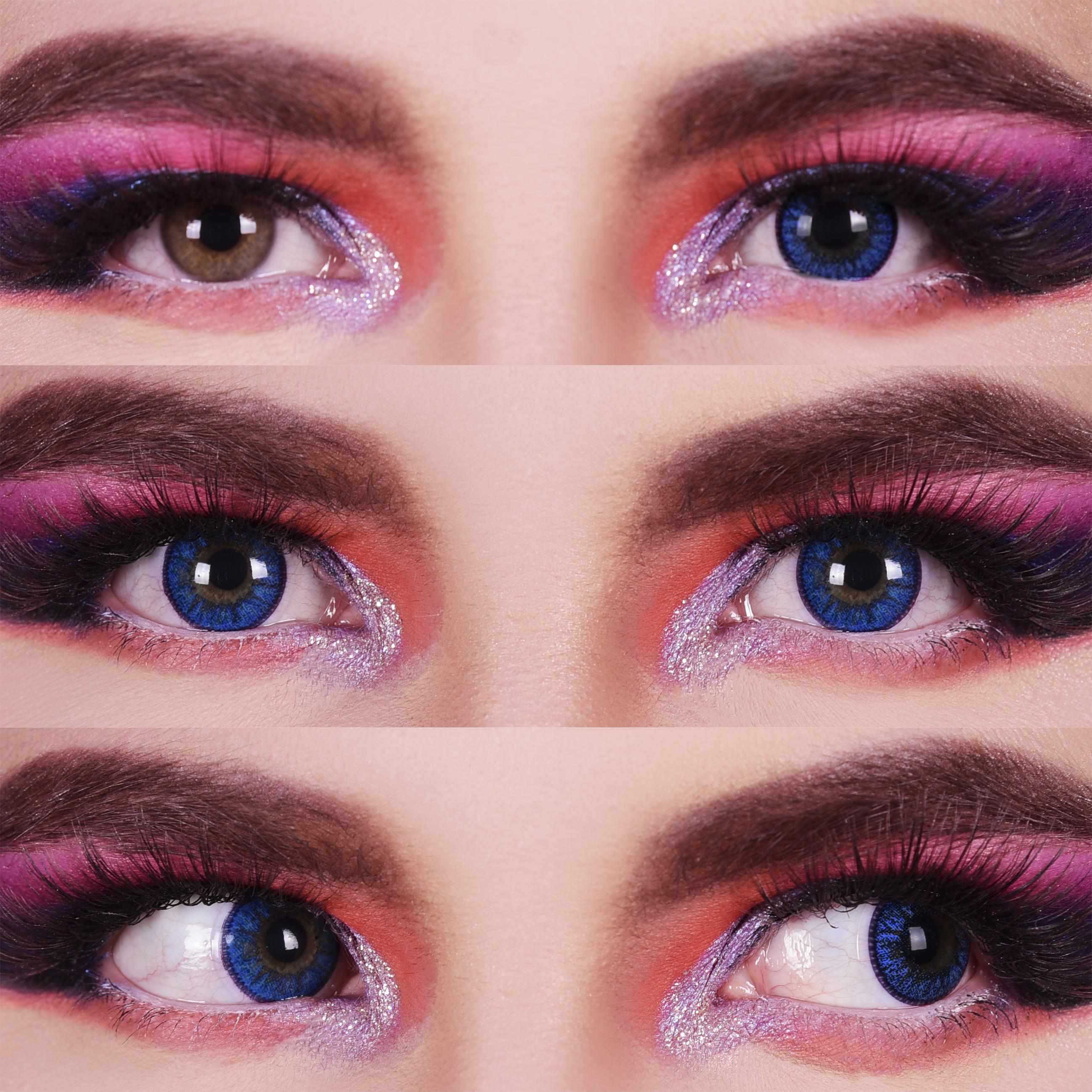 PRIMAL® Enchanted Azure - Blue Colored contact Lenses