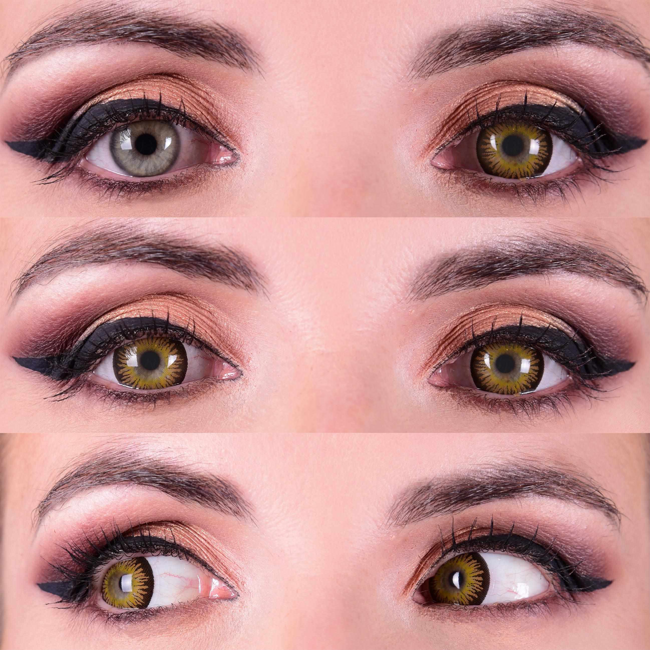 PRIMAL® Temptress Chestnut - Brown Colored Contact Lenses