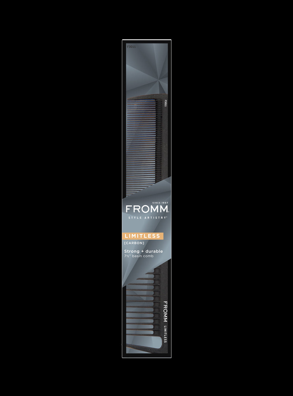 FROMM Limitless 7.5" Carbon Basin Comb