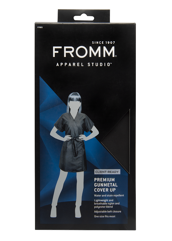 FROMM Premium Client Cover Up Robe - Gunmetal