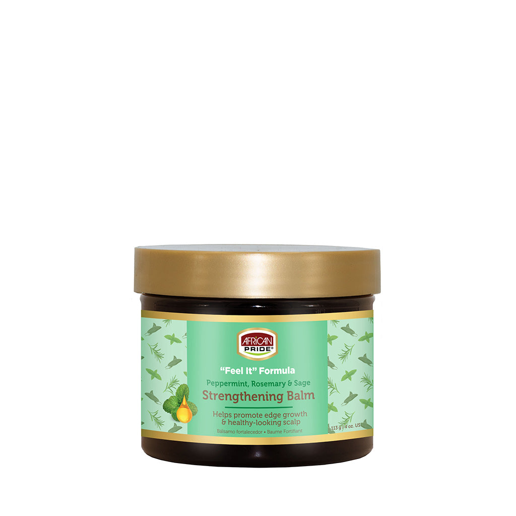 African Pride Feel It Formula Peppermint, Rosemary & Sage Strengthening Balm