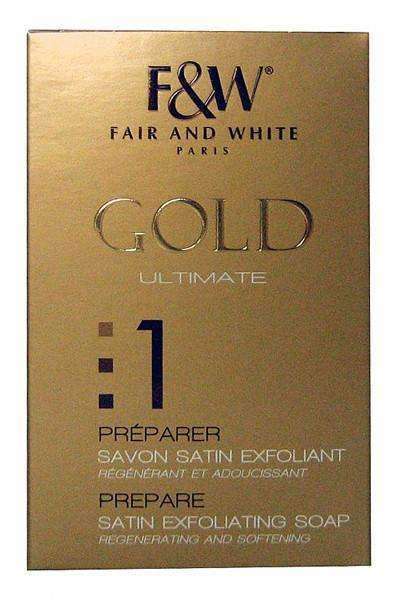 Fair & White Gold Satin Exfoliating Bar Soap 7oz