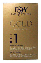 Fair & White Gold Satin Exfoliating Bar Soap 7oz