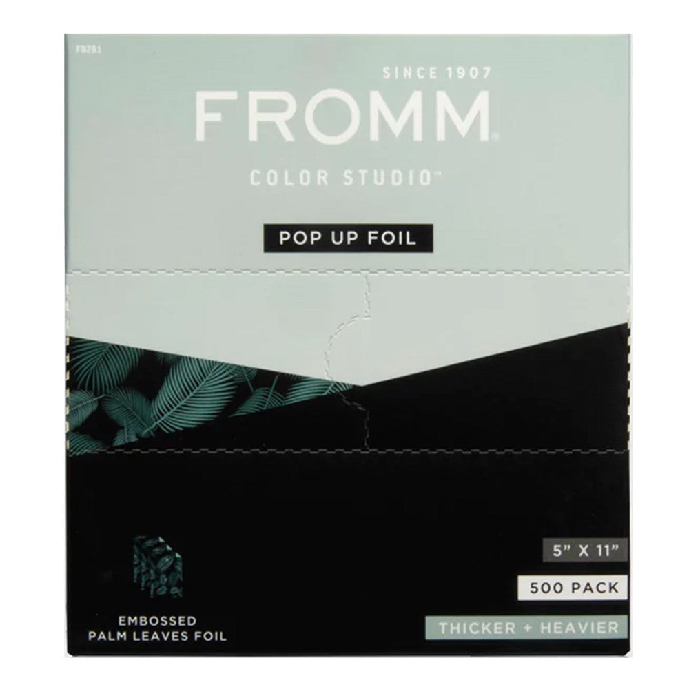 FROMM 5X11" Embossed Pop Up Foil Palms Print - 500 Pack