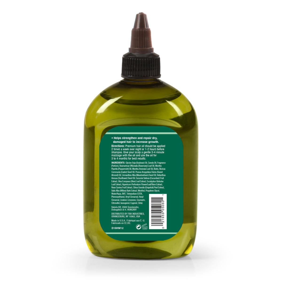 Difeel Rosemary & Mint Premium Hair Oil 12oz