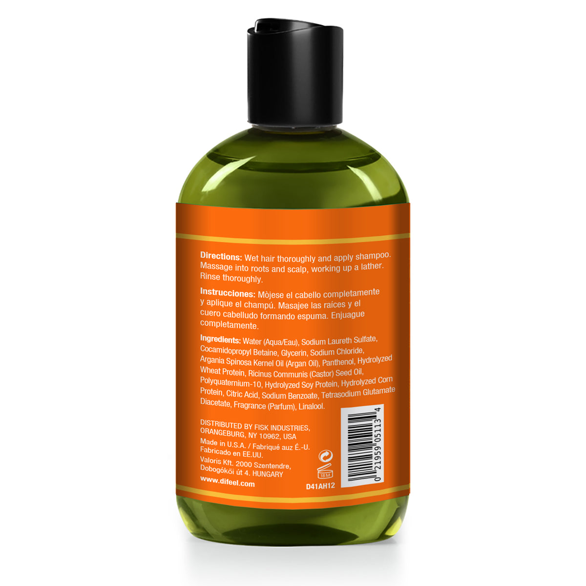 Difeel Argan Hydrating Shampoo