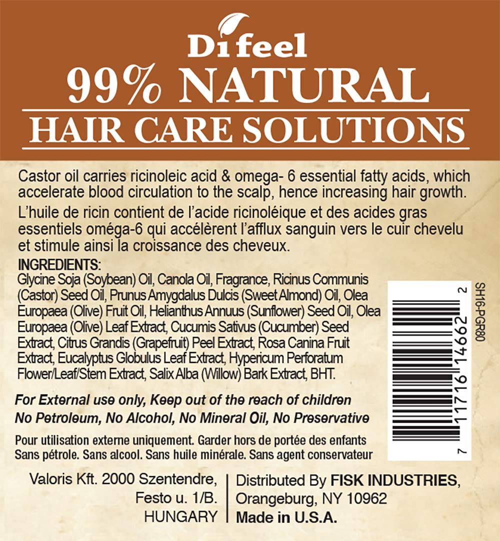 Difeel Hair Care Solutions Hair Oil -  Pro-Growth
