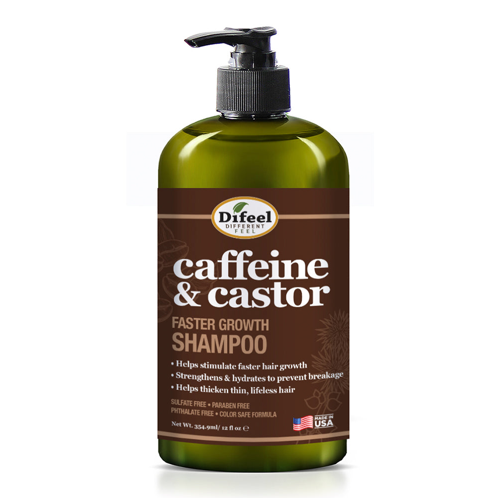 Difeel Caffeine & Castor Faster Growth Shampoo