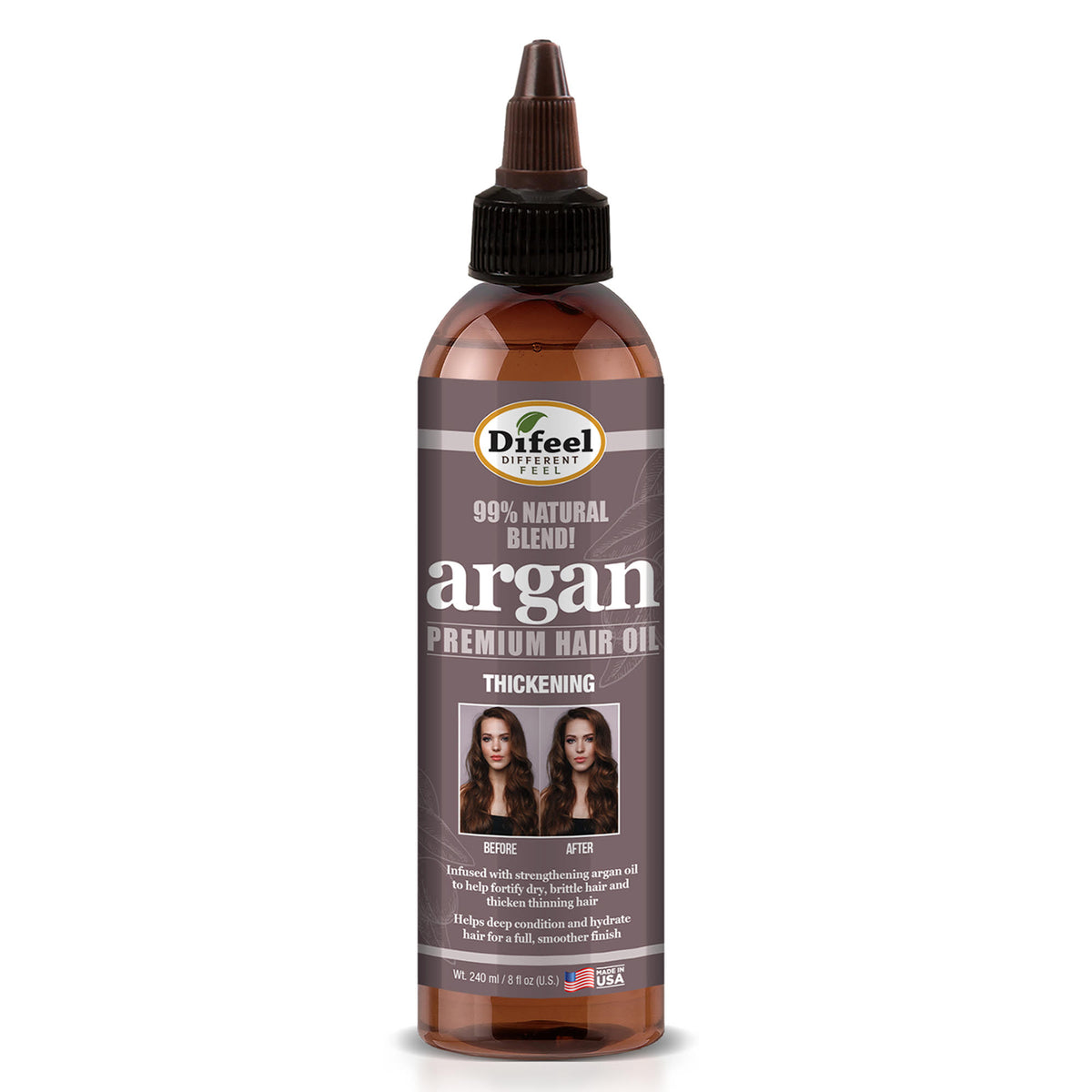 Difeel Thickening Premium Hair Oil - Argan