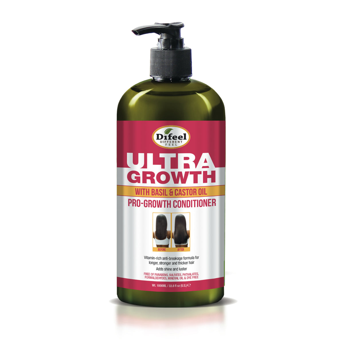 Difeel Ultra Growth Basil & Castor Oil Pro-Growth Conditioner 33.8oz