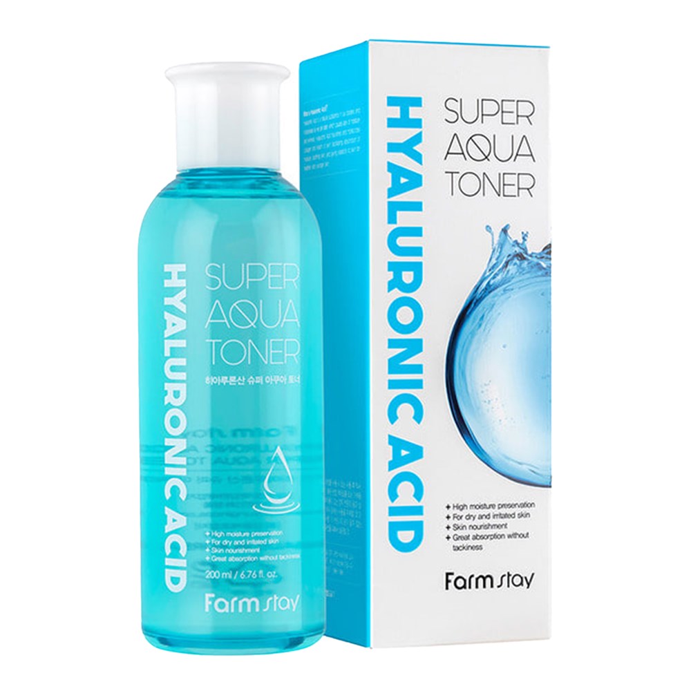 FARMSTAY Hyaluronic Acid Super Aqua Toner (200ml)