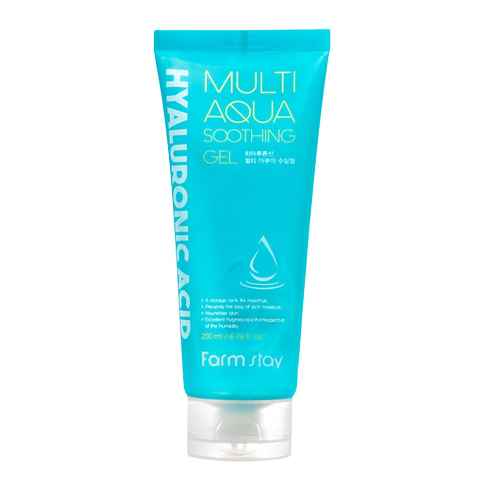 FARMSTAY Hyaluronic Acid Multi Aqua Soothing Gel (200ml)