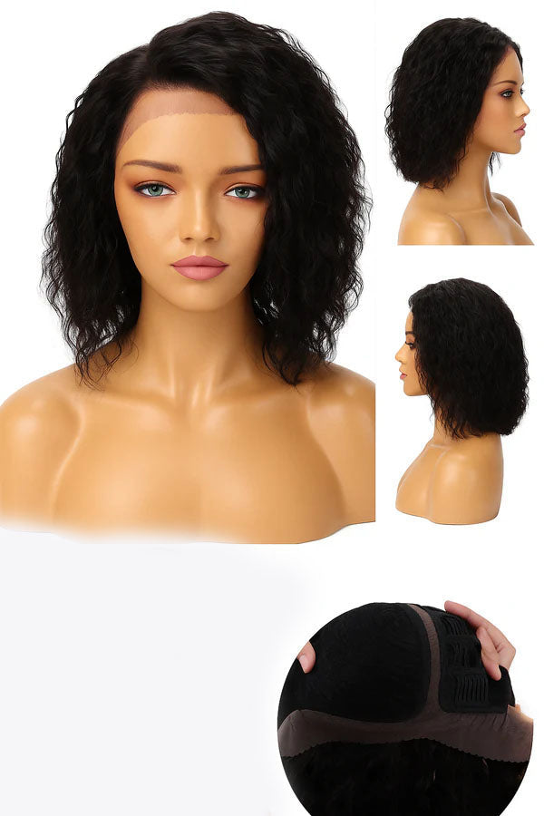 Florence:  100% Human Hair L Part Lace Frontal Wig
