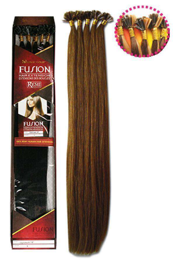 Magic Gold Remy 100% Human Fusion Hair Extensions Optimum 18"