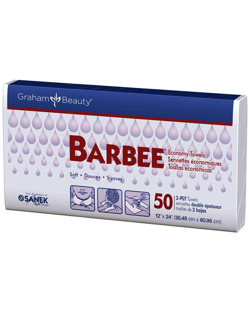 Graham Beauty Barbee 2-Ply Economic Towel (12inch x 24inch)