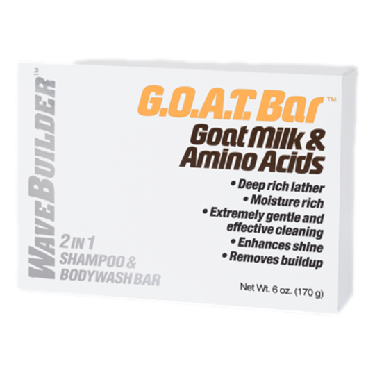 WaveBuilder G.O.A.T  2 In 1 Shampoo & Body Wash Bar