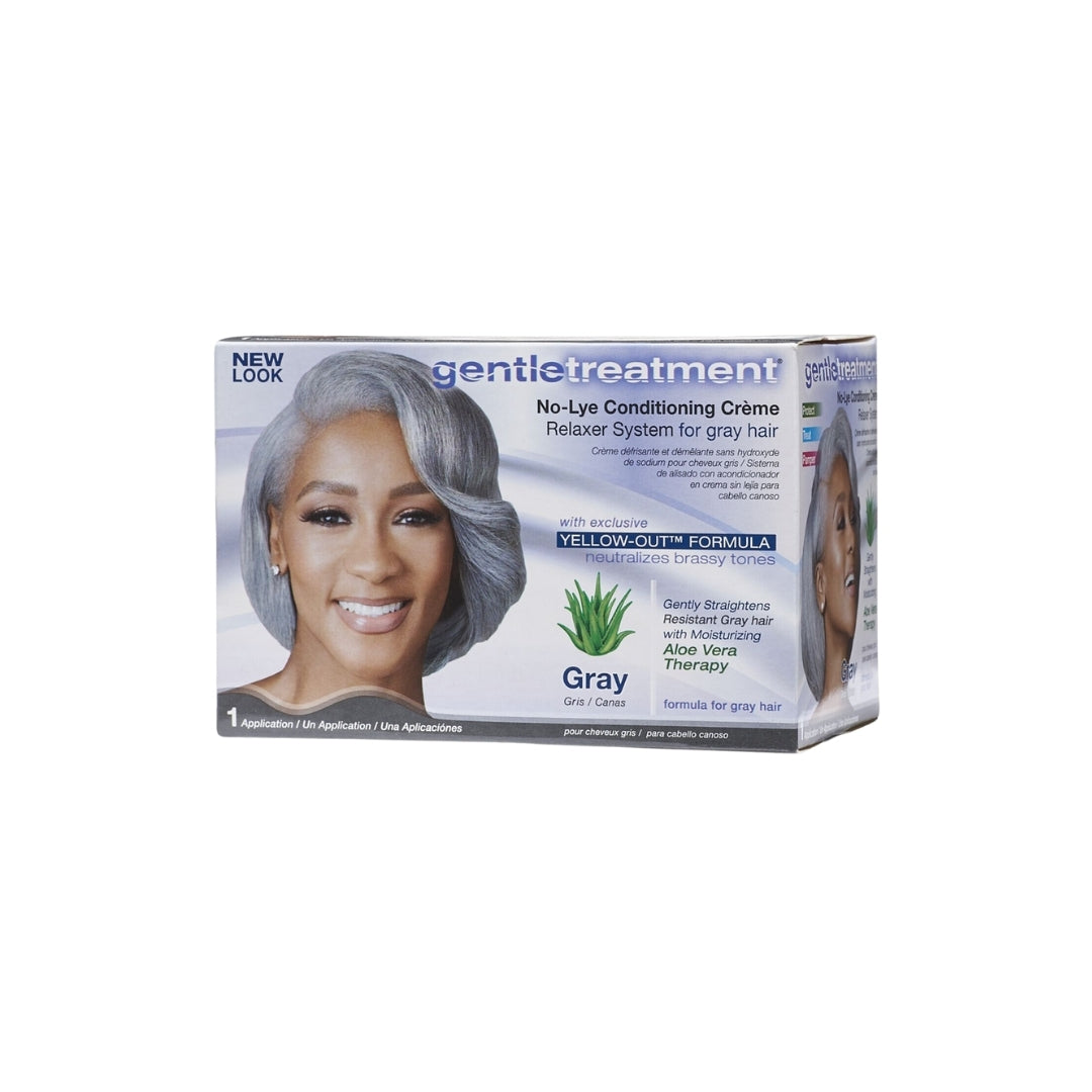 Gentle Treatment No Lye Conditioning Crème Relaxer for Gray Hair