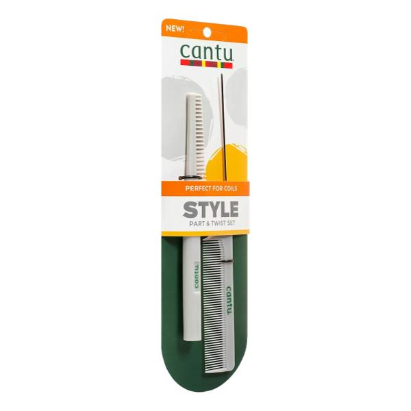 Cantu Style Part & Twist Comb Set