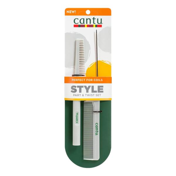 Cantu Style Part & Twist Comb Set