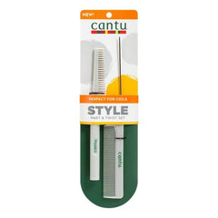 Cantu Style Part & Twist Comb Set