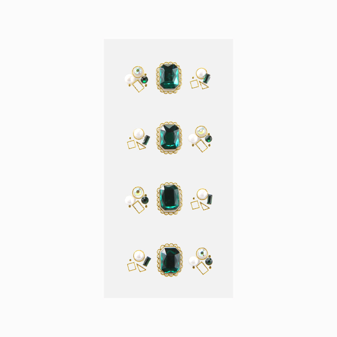 Nicka K Gemstone Nail Stickers - NSGM01