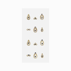 Nicka K Gemstone Nail Stickers - NSGM12