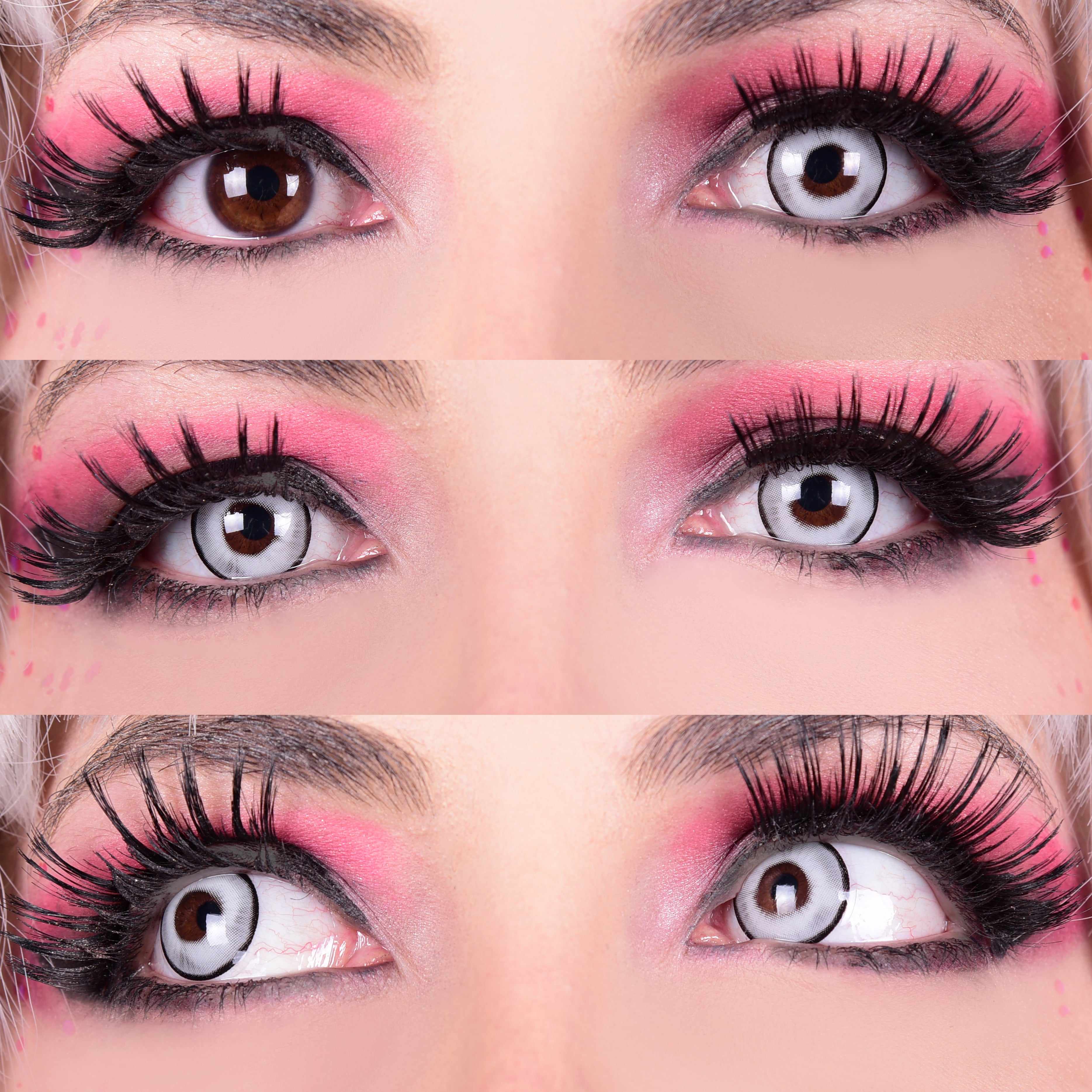 PRIMAL ® Ghost - Grey Colored Contact lenses