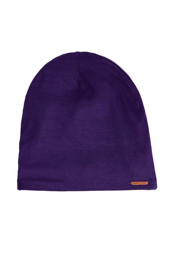 Grace Eleyae Adjustable Kids Slap | Satin-Lined Cap - Purple