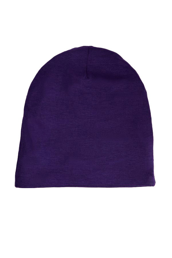 Grace Eleyae Adjustable Kids Slap | Satin-Lined Cap - Purple
