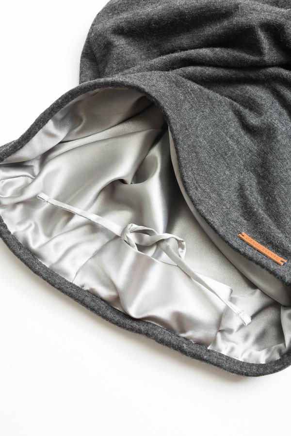 Grace Eleyae Adjustable Slap | Satin-Lined Cap - Gray