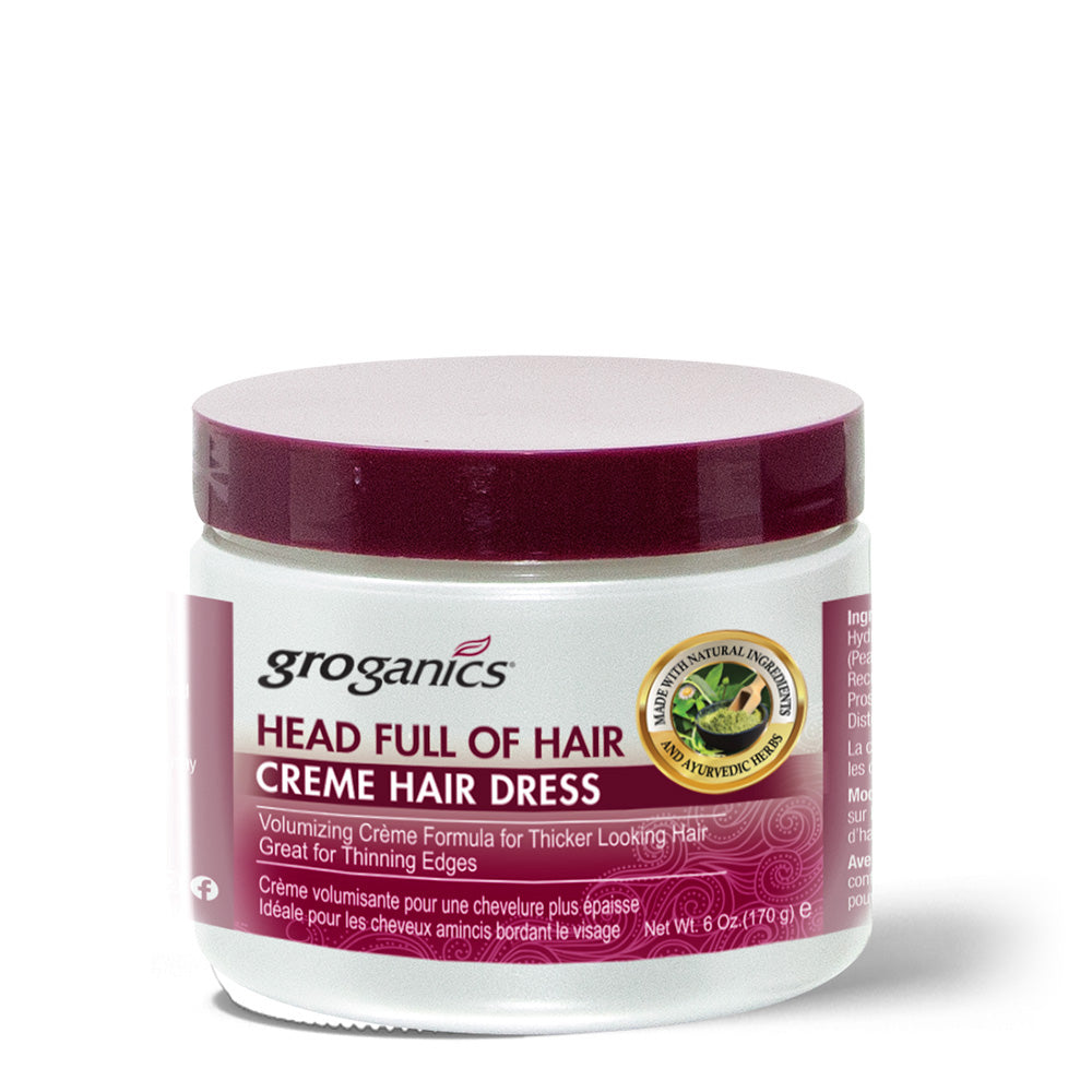 GroGanics Groganics Head Full Of Hair Volumizing Creme Hair Dress 6oz