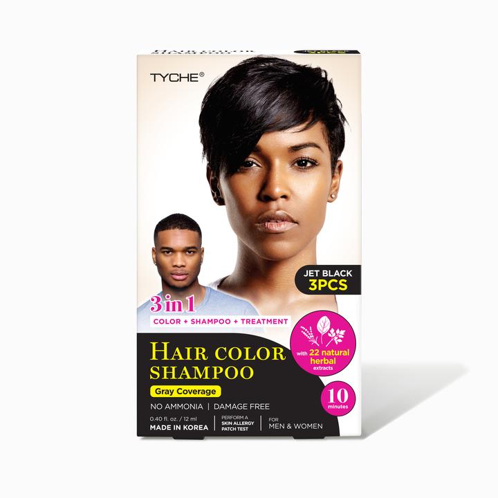 Nicka K Tyche Magic Hair Color Shampoo - Jet Black