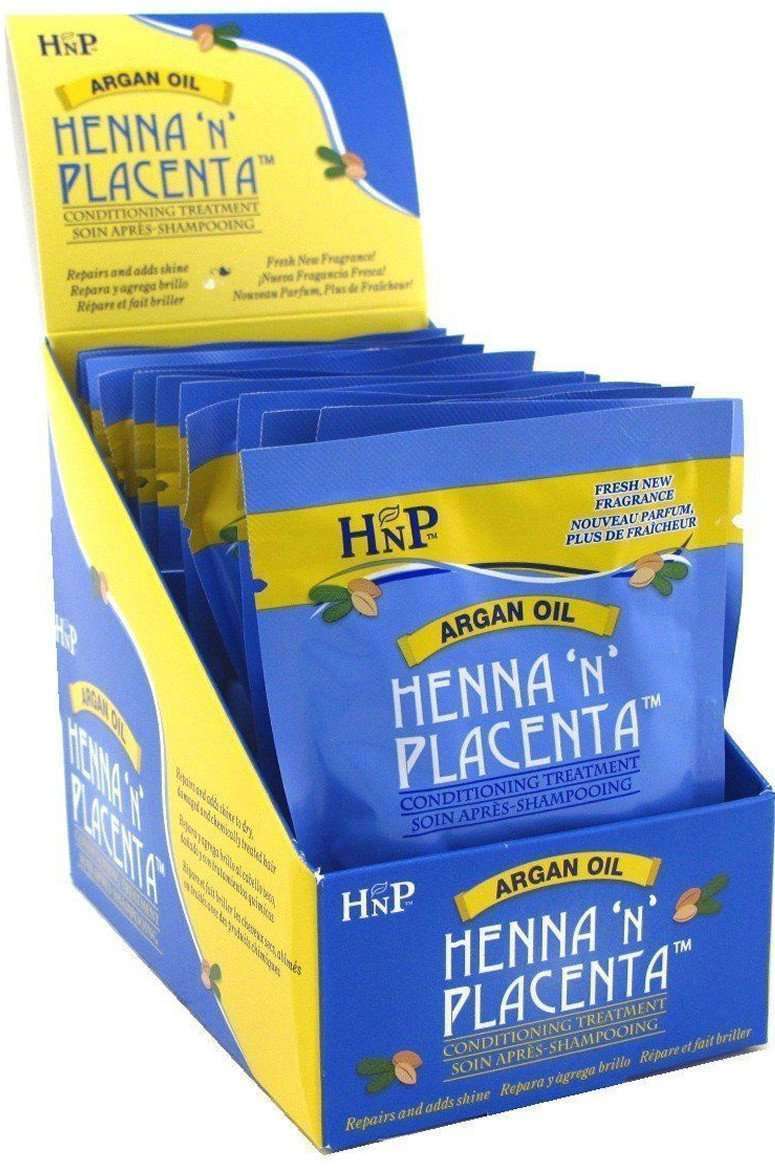 Hask Argan Oil Henna N Placenta Treatment Pack