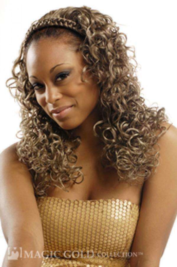 Magic Gold Synthetic Half Wig HC Fall L