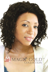 Magic Gold Human Hair Full Lace Wig Saniya