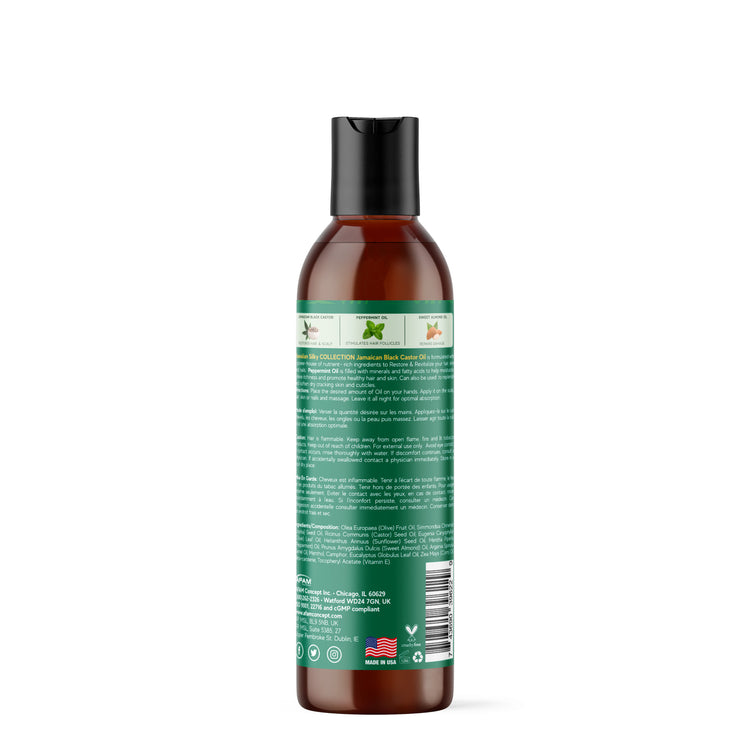 Hawaiian Silky Jamaican Black Castor Oil - Peppermint