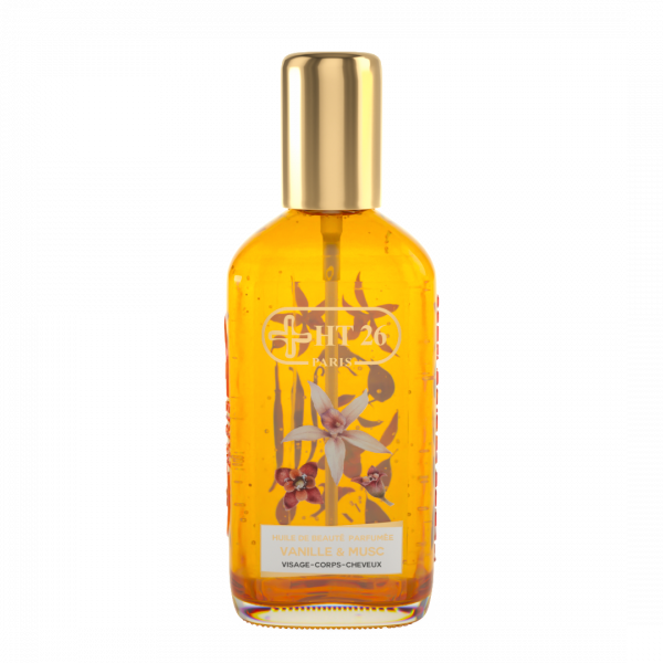 HT26 Paris HT26 PARIS ® HUILE de MASSAGE VANILLE & MUSC - Authentic Skincare Treatment