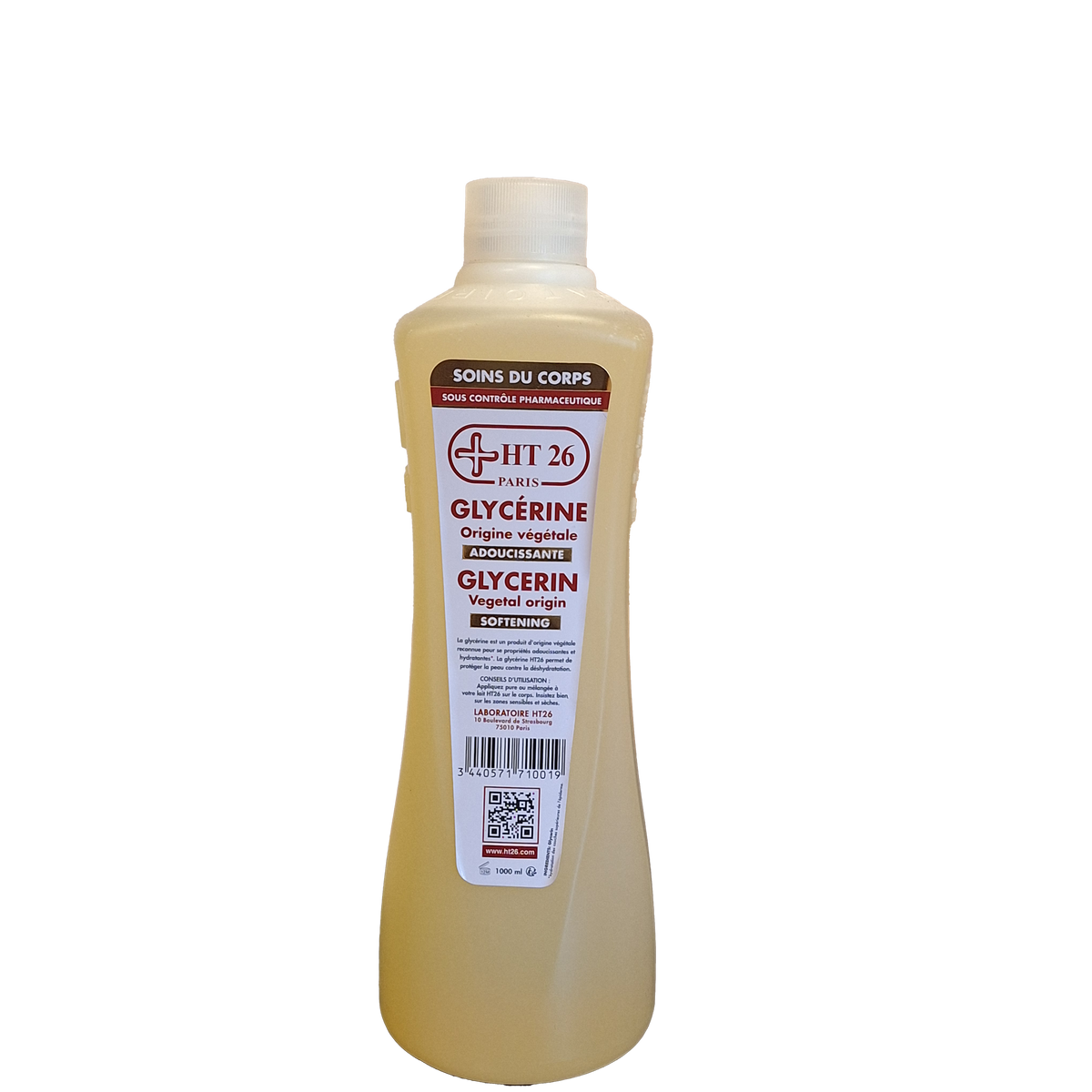 HT26 Paris HT26 PARIS ® GLYCÉRINE Origine Végétale - Authentic Skincare Treatment