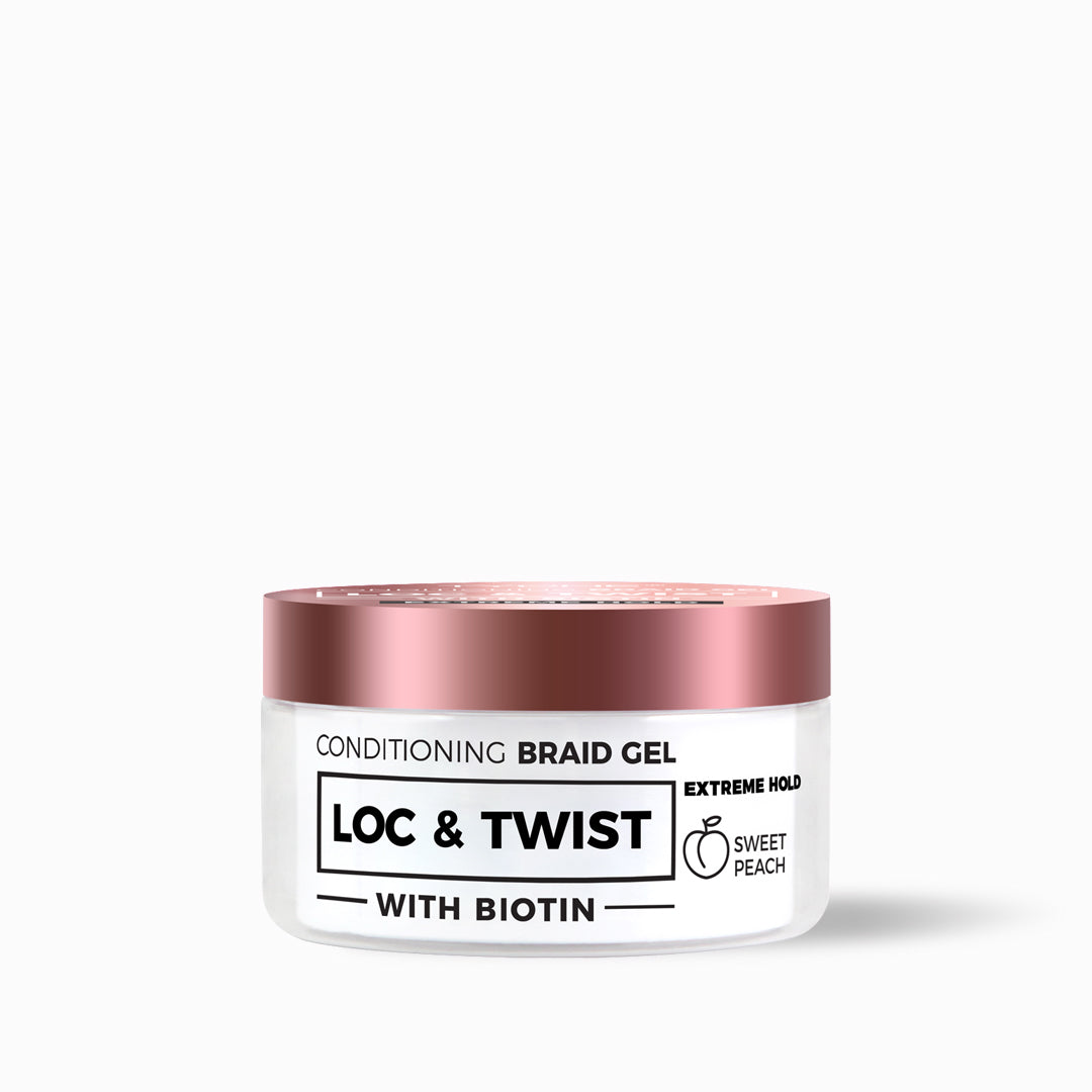 Nicka K Loc & Twist Conditioning Braid Gel 5.07oz - Sweet Peach