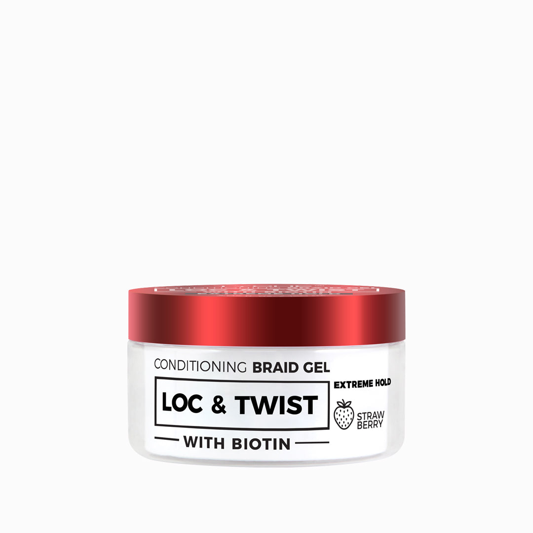 Nicka K Loc & Twist Conditioning Braid Gel 5.07oz - Strawberry