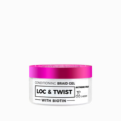 Nicka K Loc & Twist Conditioning Braid Gel 5.07oz - Cherry
