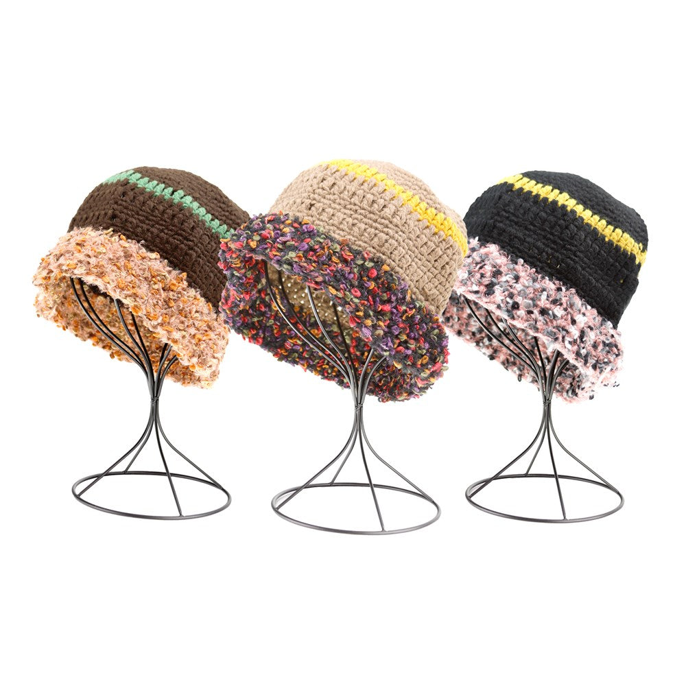 Handmade Fashion Trim Bucket Hat